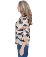 Alfred Dunner® Classics Abstract Chevron Top thumbnail number 4