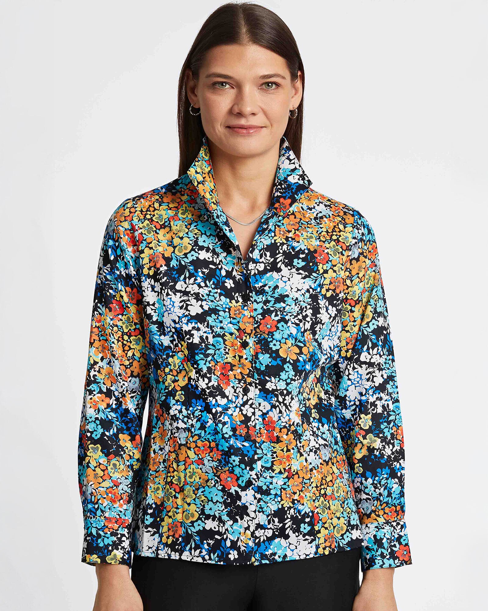 Stand collar box shirt – ARTS&SCIENCE ONLINE SELLER