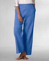 Nantucket Textured-Cotton Pants thumbnail number 1