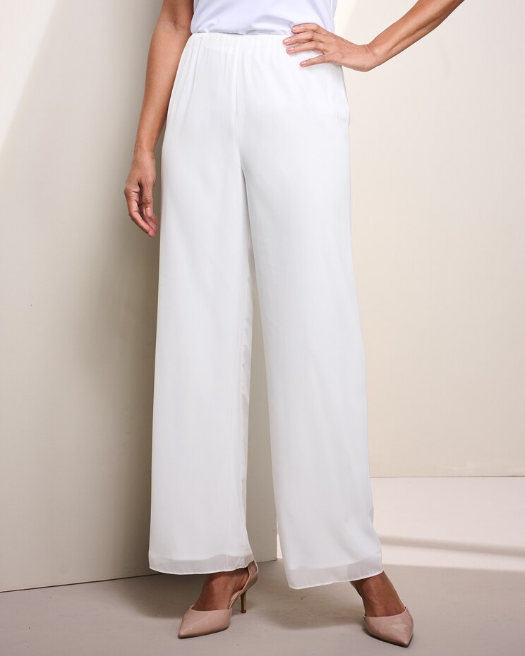 Silky Chiffon Pant by Alex Evenings image number 1
