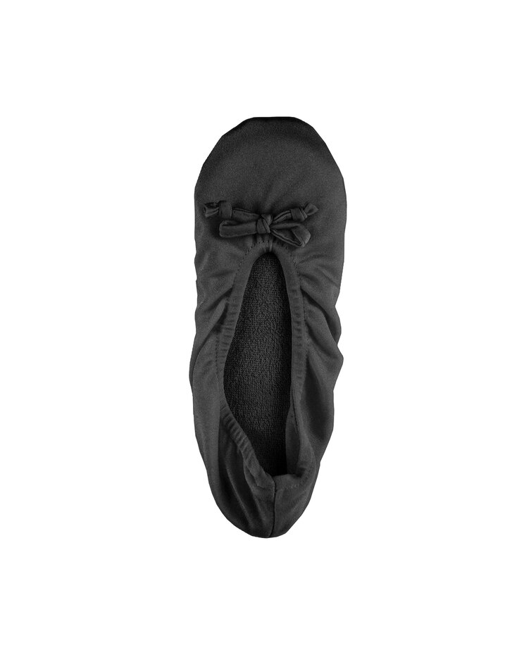 MUK LUKS Soft Ones Stretch Satin Ballerina Slippers image number 4