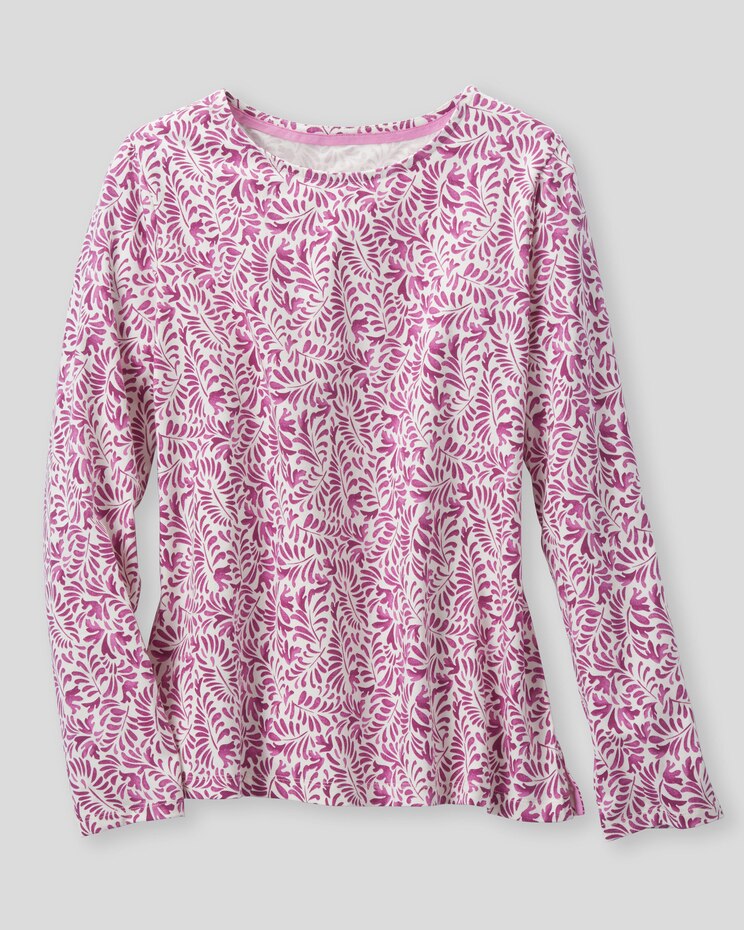Prima™ Cotton Watercolor Stencil Long-Sleeve Tee image number 3