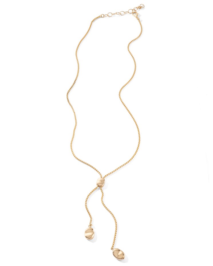 Long Double Charm Necklace image number 1