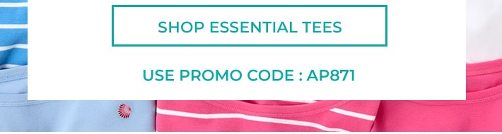 spring deals! 50% off sitewide* exclusions may apply shop essential tees use promo code: AP871