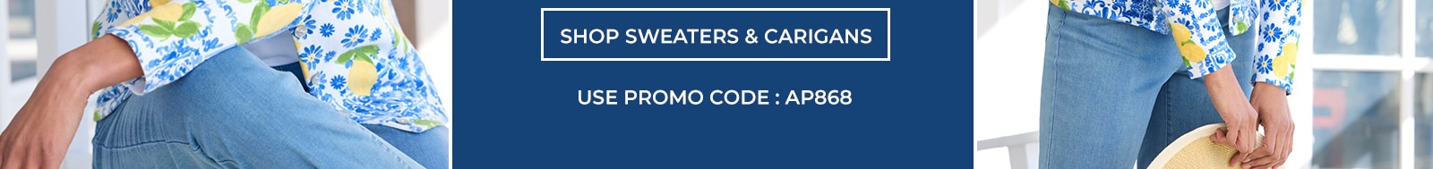 blooming deals! 40% off sitewide* exclusions may apply shop sweaters & cardigans use promo code: AP868