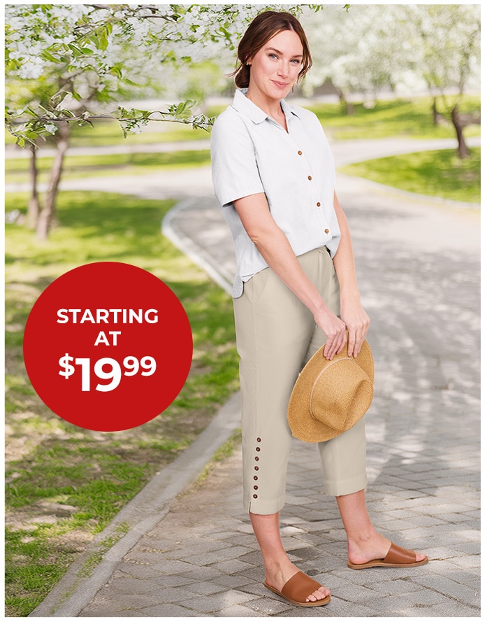 starting at $19.99
