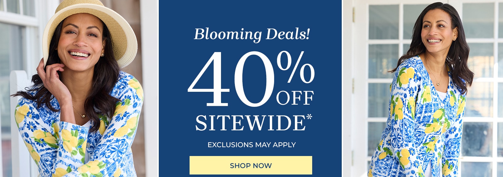 blooming deals! 40% off sitewide* exclusions may apply shop now use promo code: AP868