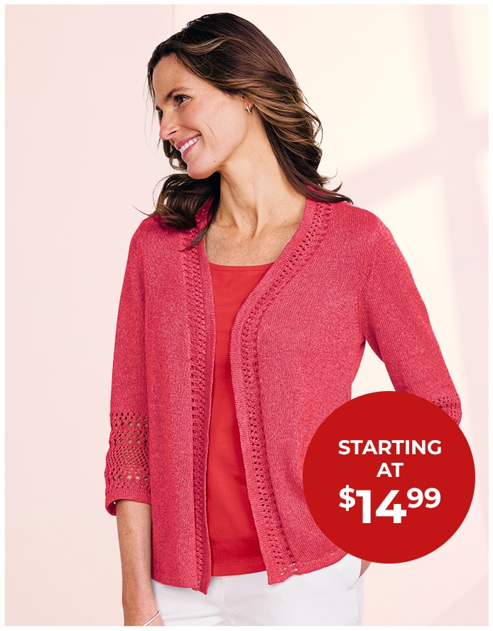 starting at $14.99.