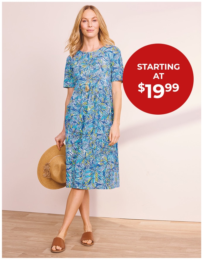 starting at $19.99.