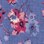 Romantic Floral Luxe Knit Ruffle-Henley Gown