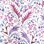 Leaf-Print Faux-Wrap Pajamas Set